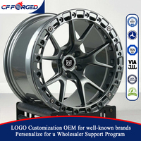 Jantes tout-terrain personnalisées Beadlock 17 18 20 pouces 5x127 5x139.7 6x139.7 pour Jeep Wrangler Rubicon Ford Bronco Badlands
