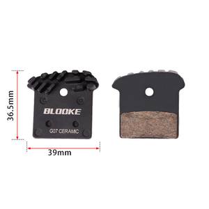 BE bicicleta disipación de calor pastilla de freno cerámica resina Metal refrigeración MTB J02A J03A <span class=keywords><strong>XT</strong></span> SLX <span class=keywords><strong>M8000</strong></span> M9000 Freno de aceite hidráulico - Product Image 4