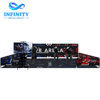Infinity VR Arena, Sistema VR de Movimiento Libre, Material PVC, Solución de Juego de Disparos Multijugador en Interiores para Uso Comercial