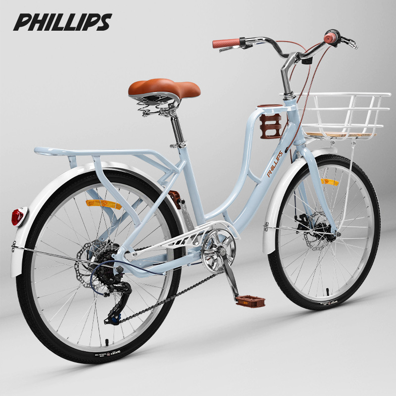 Light blue spoked wheel, high carbon steel