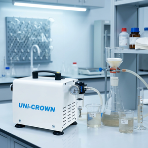 ปั๊มสุญญากาศแบบไร้น้ำมัน เงียบสงบ รุ่น LAB-10 20LPM 620mmHg 1/8HP สำหรับการกรองสุญญากาศในห้องปฏิบัติการและการทดสอบของแข็งลอยตัว - Product Image 2