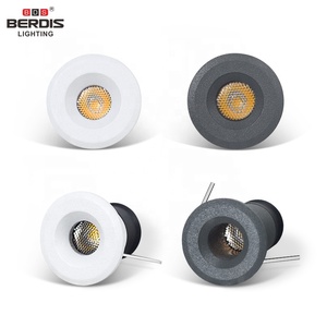 <span class=keywords><strong>12V</strong></span> DC Berdis Anti-éblouissement En Aluminium CE RoHS Ip54 Découpé 16mm <span class=keywords><strong>Plat</strong></span> Downlight Spotlight 1w <span class=keywords><strong>Led</strong></span> Cabinet Light pour Magasin - Product Image 2