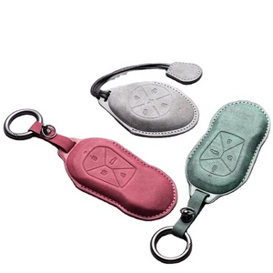 Étui de protection pour clé de voiture Leatr pour Xiaopeng Xpeng P5 P7 <span class=keywords><strong>G3</strong></span> G6 G9 G3i <span class=keywords><strong>2021</strong></span> 2022, porte-clés et accessoires - Product Image 1