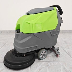 Battery Operated Walk Behind Single Disc Commercial Robotic Floor Scrubber Cleaner - Product Image 4
