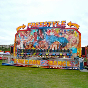 Nouvelle Attraction Extérieure pour Enfants : Manège Crazy Wave Grand Modèle Miami sur Remorque à Vendre - Product Image 4