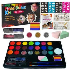 Khy Bestseller Kind Biologische Multi-Color Geit Met Stencil Sketch Vrouwen Voor Meisje Face Paint