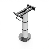 Pied de table pivotant à 360 degrés pour camping-cars, table relevable pour fourgonnettes