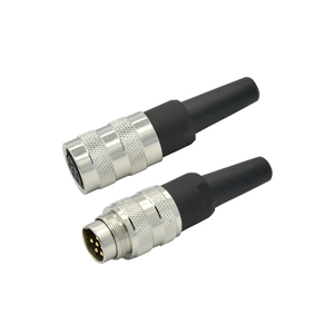 6Pin M16เชื่อมต่อกันน้ำไนลอนไฟฟ้า PA66สายเชื่อมต่อตรงชายเสียบมินิ DIN AISG - Product Image 4