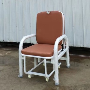 Pinyin Hospital Companion Chair <b>Folding</b> <b>Bed</b> 610x700x960mm Metal Frame Thickened Version For Medical Use - Product Image 3