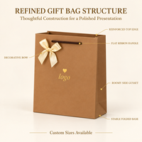 Individuelle Geschenktüten aus Papier mit Goldfolien-Logo und Griffen für Abschlussgeschenke, Lehrer-Wertschätzungen und Schulveranstaltungen