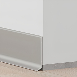 Plinthe en aluminium autocollante - Dimensions et couleurs personnalisables, pour la décoration d'hôtels et de maisons, à <span class=keywords><strong>coller</strong></span> et à dé<span class=keywords><strong>coller</strong></span> - Product Image 1
