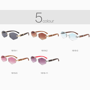 Mới hợp thời trang biểu tượng tùy chỉnh không có Vành kính mát bằng gỗ đền Kính mát sang trọng 2025 - Product Image 3