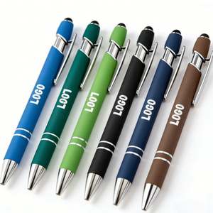 Stylo bille en métal aluminium personnalisé avec logo publicitaire, vente en gros, idéal pour cadeau d'entreprise promotionnel - Product Image 1