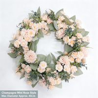 Fleurs artificielles décoratives pour arche de mariage, toile de fond florale en soie pour cérémonie, réception, banquet, ensemble de décoration de fête