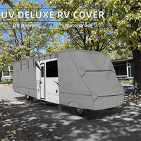 Housse de protection XMB Deluxe 450D en tissu Oxford, anti-UV, imperméable et résistante à la neige pour camping-car et caravane de classe A, usage extérieur, épaisse et anti-poussière