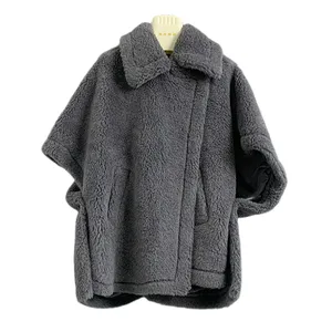 Teddy Bear Cloak Coat Lamb fur Coat Young Fur women