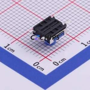 TS-1047A-A4B3-D2 Tactile Switch SMD,6.2x6.3mm Switch Single Pole Single Throw Round Button Vertical Mount 6.2mm - Product Image 2