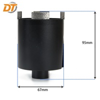 Forets diamantés à segments soudés au laser DT 67*80mm, profondeur de perçage 75mm pour béton durci avec maçonnerie en briques