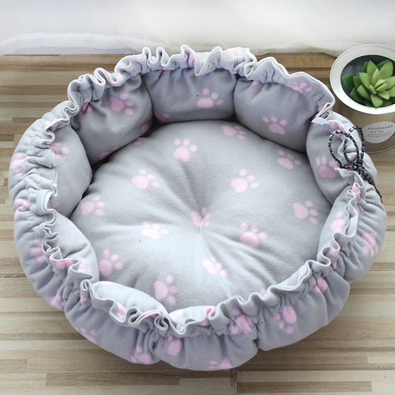 Cute pink paw prints