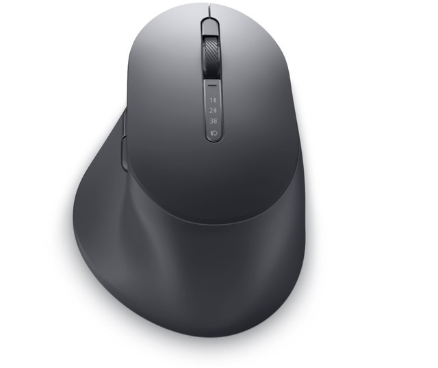 MS900 for Mouse Vertical Horizontal Dual Scroll Wheel Fast Charging Mouse LED Multi Device Free Connection Black Stock