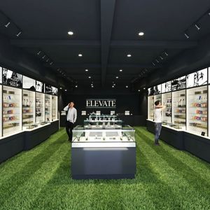 Diseño de Tienda Minorista Minimalista y Elegante, Tienda de Estilo de Vida Completa con Vitrinas de Vidrio LED y Muebles Modulares - Product Image 4