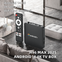 H96 Max M1 Plus RK3528 Android 14 TV Box 4GB RAM 4K UHD WiFi Set Top Box Pemutar Media