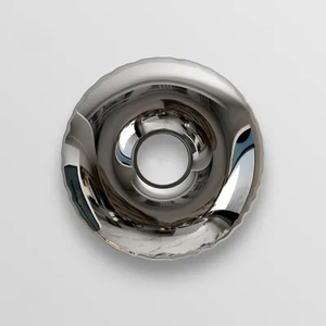 Specchio da Parete Rotondo Moderno in Acciaio Inossidabile Maoping, Superficie Lucida, per <span class=keywords><strong>Soggiorno</strong></span> <span class=keywords><strong>e</strong></span> Decorazione TV, Produzione OEM ODM - Product Image 3