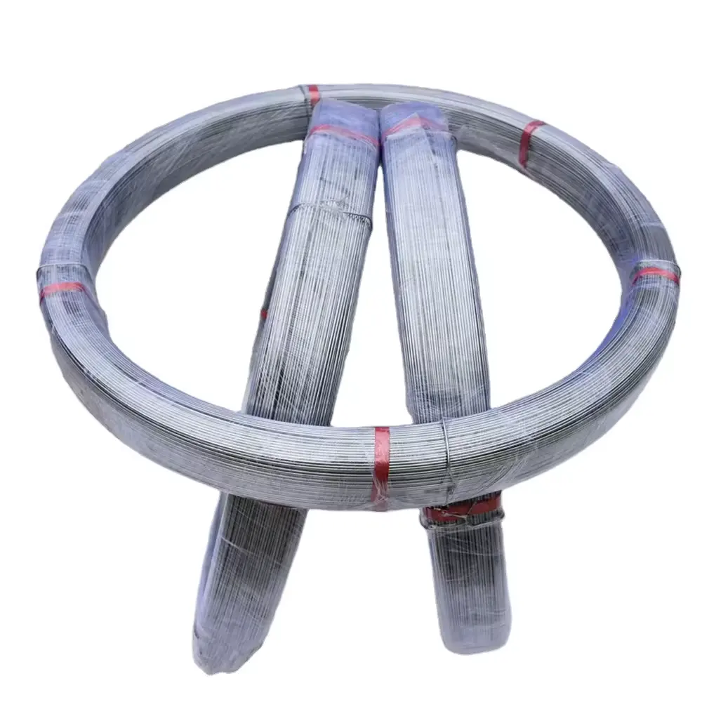 popular galvanized steel tension oval strand guy wire 1/2 inch 7/4mm 70mm 1*7 1.8 1.6 mm for electric fence