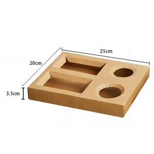 Contenedor de comida para llevar biodegradable de grado alimenticio para llevar, caja de papel kraft para comida, hamburguesa y patatas fritas - Product Image 3