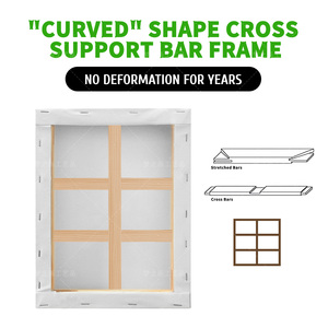 Mengzhihua forniture d'arte 100x150cm lungo <span class=keywords><strong>tela</strong></span> allungata <span class=keywords><strong>per</strong></span> la pittura, cotone triplo Primer <span class=keywords><strong>rettangolare</strong></span> <span class=keywords><strong>tela</strong></span> cornice <span class=keywords><strong>per</strong></span> la pittura - Product Image 5