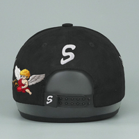 Casquette de baseball Gorras 5 Panel brodée en daim personnalisée de haute qualité en gros en usine