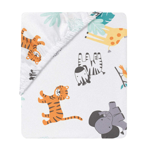 Juego <span class=keywords><strong>de</strong></span> Ropa <span class=keywords><strong>de</strong></span> Cama para Bebés e Infantes, Incluye Edredón <span class=keywords><strong>de</strong></span> Dibujos Animados, Sábana Ajustable para <span class=keywords><strong>Cuna</strong></span> y Falda para <span class=keywords><strong>Cuna</strong></span> - Product Image 4