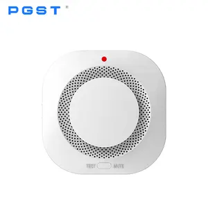 PGST NEW smoke detector with APP remote control Wireless fire alarm with siren standalone for supermarket tuya smart home hotels