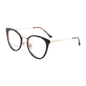 Montura de Gafas Cat Eye FalaiEr TR87144 50 18 137 con Protección Anti Luz Azul, Montura Completa Unisex, Lentes Planas - Product Image 4