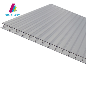 Feuille de <span class=keywords><strong>polycarbonate</strong></span> creuse transparente, matériau de <span class=keywords><strong>toiture</strong></span> moderne imperméable - Product Image 2