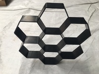 Tout pour le jardin plastique fantaisie hexagonal en plastique outil de modélisation de sol moule de chaussée moule de pavage