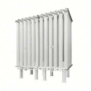 Vaporizador de aire ambiente de argón líquido criogénico 100Nm3/H ampliamente utilizado vaporizador de aire ambiente - Product Image 1