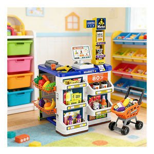 Juguete de Supermercado con Dinero de Juguete, Caja Registradora, Escáner, Juego de Imitación de Mercado Educativo para Niños - Product Image 6