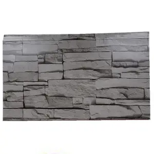 Panel Factory Manufacture Pu Wall Sandwich Panel Polyurethane Faux Stone Decorative Panels Exterior Wall Cladding