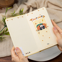 Individuelles PU-Panda-Notizbuch mit Eigenem Logo und Bedruckten Innenseiten OEM Niedliches Cartoon-Journal für Kinder und Schüler Großhandel Schreibwaren