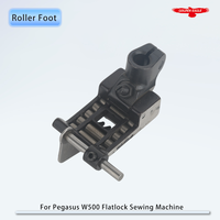 Rouleau Roue Presseur Pied Guide Coverstitch Flatlock Machine À Coudre Pièces Fit W500 Siruba C007 Vc2700 5.6mm 6.4mm