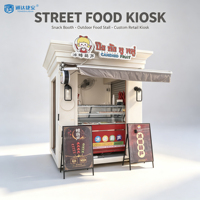 Nuevo Diseño de Quiosco Portátil para Bebidas y Helados, Caseta de Seguridad, Quiosco de Comida, Tienda Móvil para Exteriores