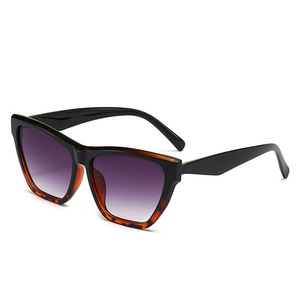 Fourniture de prix de gros Style européen rétro <span class=keywords><strong>Uv</strong></span> <span class=keywords><strong>400</strong></span> Logo personnalisé femmes mode cadre carré lunettes de soleil lunettes de soleil yeux de chat - Product Image 2