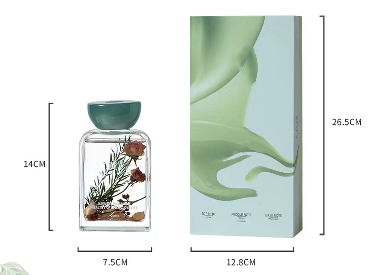 장미 꽃과 140대 밀리람베르트 정유 수지 덮개 세트 가방 신선한 방향 리드 확산기 5