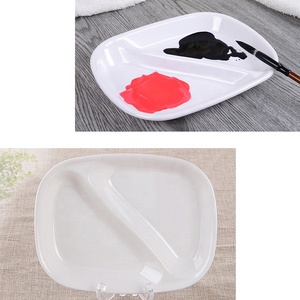 Vaisselle de restaurant servant 2 sections <span class=keywords><strong>compartiment</strong></span> divisé plaque de mélamine contrôle de l'alimentation plaques de portion de mélamine - Product Image 5