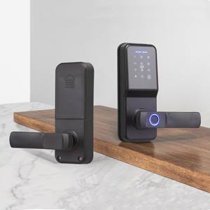 Serrure de porte intelligente avec biométrie de haute précision, déverrouillage rapide et fiable, étanche, adaptable à toutes les portes et <span class=keywords><strong>clé</strong></span> d'urgence - Product Image 2