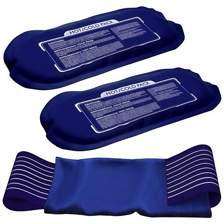 Wholesale Customize Gel Ice Pack Reusable Hot Cold Therapy Gel Ice Pack Wrap Hot and Cold Compress Gel Pack for Pain Relief
