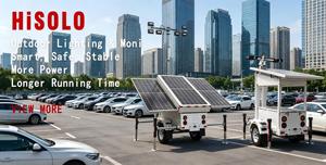 Tour d'éclairage de sécurité solaire pliable Ritevolt RST-3P, 4x100W LED, étanche, résistant au vent, haute résistance au vent, télescopique - Product Image 4