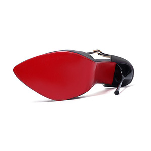 Zapatos de Tacón de Aguja Elegantes y Sexis con Suela Roja al por Mayor de Fábrica para Mujer en Tallas Grandes - Product Image 3