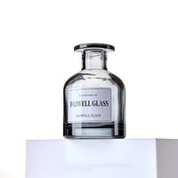 Flacon diffuseur de parfum d'intérieur de luxe gris vide 50ml 100ml 125ml 150ml 200ml 250ml